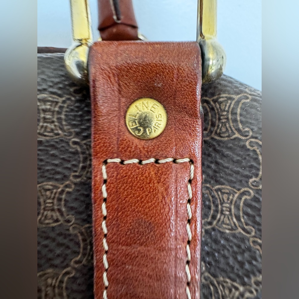 Celine vintage Dark Brown Monogram Duffel Bag - Picture 15 of 15
